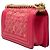 Chanel Boy Flap in tweed trapuntato e agnello rosa mini - vista 2