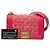 Chanel Boy Flap in tweed trapuntato e agnello rosa mini - vista 8