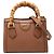 Gucci Brown Mini Calfskin Bamboo Diana Satchel