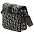 Borsa a tracolla Dior Black Diorissimo Trotter in tela Nero - vista 2