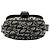 Borsa a tracolla Dior Black Diorissimo Trotter in tela Nero - vista 3