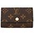 Portachiavi 6 chiavi Louis Vuitton Marrone Monogram