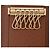 Portachiavi 6 chiavi Louis Vuitton Marrone Monogram - vista 4
