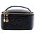 Vanity Beauty Case Chanel Black CC Caviar Nero