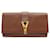 YVES SAINT LAURENT CHYC 265701 KORNBARLEATHER BRAUN HANDTASCHE CLUTCH BAG  - Ansicht 1