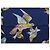Hermès NUOVO FULLETTO HERMES L'INTRUS DE JACQUELOT CARRÉ 90 BLU SETA Blu navy - vista 7