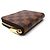 CARTERA LOUIS VUITTON ZIPPY N63070 EN LIENZO DAMIER EBENE Castaño - vista 4