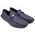 Prada Driving Loafer Schuhe aus Saffiano-Leder in Navy Blau - Ansicht 3
