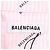Camicia oversize Balenciaga con logo a righe e bottoni anteriori in cotone rosa Marrone - vista 4