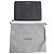 Porte-documents Balenciaga à fermeture éclair en cuir noir Gris - vue 12