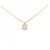 Autre Marque Collana con diamante Au750 D'oro