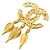 Timeless Spilla Vintage Chanel D'oro - vista 2