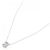 Autre Marque Collana in oro bianco 10K e diamanti Argento - vista 2