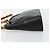 Borsa a Mano GUCCI Bamboo in Pelle Nera e Oro 000 2214 0289 Auth 180221 Nero D'oro - vista 4