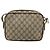 Borsa a tracolla GUCCI GG Supreme PVC Beige Oro Auth BA13033 D'oro - vista 2