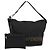 Borsa a Spalla FENDI Nylon Nero Oro Auth 180024 D'oro