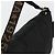Borsa a Spalla FENDI Nylon Nero Oro Auth 180024 D'oro - vista 6