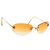 Gafas de sol CHANEL metal Orange CC Auth yk20403SAM Naranja