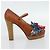 Décolleté CHANEL in pelle 38 1/2 Marrone CC Auth 182044V - vista 14