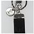 LOUIS VUITTON Monogram Eclipse Porte Cles Neo LV Club Charm M69475 Auth BA13248 Monogramm - Ansicht 5