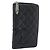 CHANEL Matelasse Cambon Line Long Wallet Leather Black Silver CC Auth 181675V Nero Argento