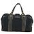 Borsa GUCCI GG Canvas Sherry Line Histeria Nera Oro 186232 Auth 181412V Nero D'oro - vista 2