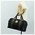 Borsa GUCCI GG Canvas Sherry Line Histeria Nera Oro 186232 Auth 181412V Nero D'oro - vista 28