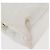 CHANEL Borsa a Spalla Matelasse con Catena in Pelle di Agnello Bianco Oro CC Auth 181776V D'oro - vista 16
