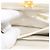 CHANEL Borsa a Spalla Matelasse con Catena in Pelle di Agnello Bianco Oro CC Auth 181776V D'oro - vista 23