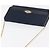 Borsa a tracolla con catena in tela Christian Dior Trotter Navy Gold Auth bs35406 D'oro Blu navy - vista 6