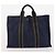 Hermès Borsa Fourre Tout HERMES Cotton 4 Set White Black Red Auth 176443 Nero Bianco Rosso - vista 21