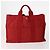 Hermès Borsa Fourre Tout HERMES Cotton 4 Set White Black Red Auth 176443 Nero Bianco Rosso - vista 3