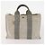 Hermès Borsa Fourre Tout HERMES Cotton 4 Set White Black Red Auth 176443 Nero Bianco Rosso - vista 8