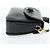 Borsa a Spalla GUCCI Web Sherry Line Pelle Nero Oro Rosso Auth 182780A D'oro - vista 4