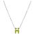 Hermès Collana HERMES Pop Ash H in metallo Argento Autentica 182551M