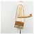Borsa a tracolla Christian Dior in tela nido d'ape PVC Beige Oro Auth BA12951 - vista 21