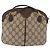 Borsa GUCCI GG Supreme Web Sherry Line PVC Beige Oro 904 02 047 Auth 182470 D'oro - vista 2