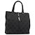 Borsa Tote GUCCI GG Canvas Nera Argento 002 1064 3444 Auth 182085A Nero