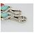 FENDI Leather Shoulder Strap 35.4"" Light Blue Silver Auth 171288V Silvery - view 9
