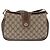 Borsa GUCCI GG Supreme Web Sherry Line PVC Beige Oro 116 02 076 Auth 182380 D'oro - vista 13