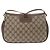 Borsa GUCCI GG Supreme Web Sherry Line PVC Beige Oro 116 02 076 Auth 182380 D'oro - vista 2