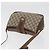 Borsa GUCCI GG Supreme Web Sherry Line PVC Beige Oro 116 02 076 Auth 182380 D'oro - vista 6