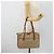 Borsa Christian Dior Honeycomb Canvas PVC Beige Oro Auth 171254 D'oro - vista 20
