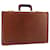 Coach Trunk in pelle marrone e oro Auth 181552A D'oro