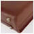 Coach Trunk in pelle marrone e oro Auth 181552A D'oro - vista 16