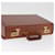 Coach Trunk in pelle marrone e oro Auth 181552A D'oro - vista 6