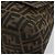 FENDI Zucca Canvas Mamma Baguette Shoulder Bag Black Brown Auth 182028SAM Marrone Nero - vista 14