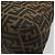 FENDI Zucca Canvas Mamma Baguette Shoulder Bag Black Brown Auth 182028SAM Marrone Nero - vista 16