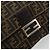 FENDI Zucca Canvas Mamma Baguette Shoulder Bag Black Brown Auth 182028SAM Marrone Nero - vista 19