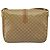 16 Céline Bolsa de Ombro CELINE Macadam Canvas PVC Bege Ouro Auth 181725 Dourado - vista 2